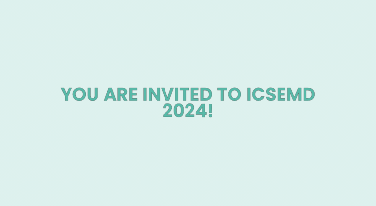 You are invited to ICSEMD 2024!